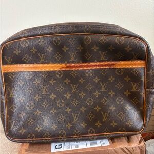 Auth Louis Vuitton Reporter shoulder bag Large No strap